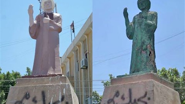 بالصور.. تمثال رفاعة الطهطاوي يثير سخرية رواد الـ«فيس بوك»