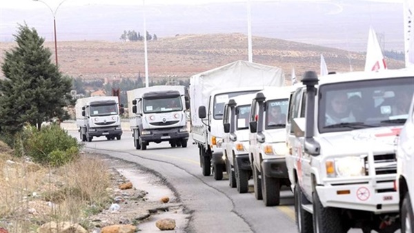 موسكو ترسل قافلة مساعدات إنسانية إلى منطقة دونباس جنوب أوكرانيا