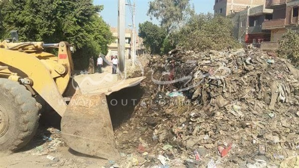بالصور.. رفع 252 طن مخلفات بالقناطر الخيرية