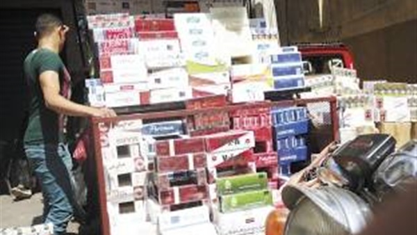 ضبط أكبر مخزن لإحتكار السجائر في بني سويف 