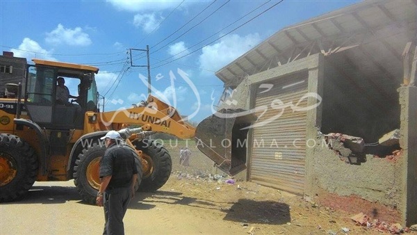 بالصور.. حملة مكبرة لرفع التعديات على الأراضى الزراعية بدمياط