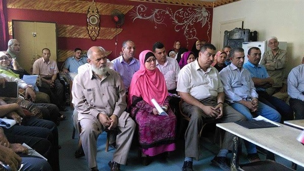 مدير تعليم بلبيس الجديد يعقد إجتماعاً بالموجهين ورؤساء الأقسام 