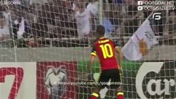 بالفيديو..بلجيكا تهزم قبرص بثلاثيه