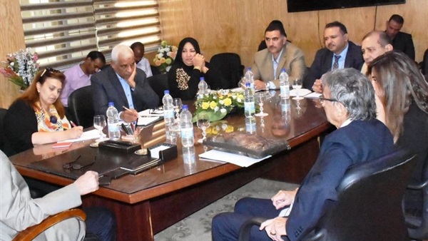 بالصورة.. وفد التخطيط الفعال والخدمات يصل اسوان
