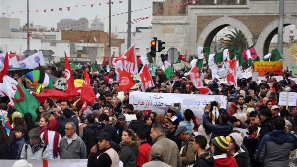 مسيرة تضامنية بتونس مع الشعب الفلسطيني ضد الاحتلال