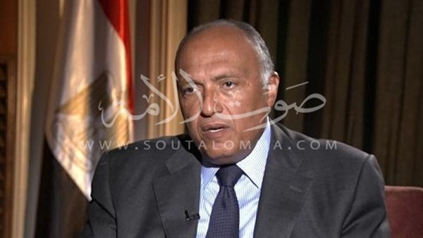 شكرى يؤكد لأبو مازن التزام مصر الكامل بدعم القضية الفلسطينية