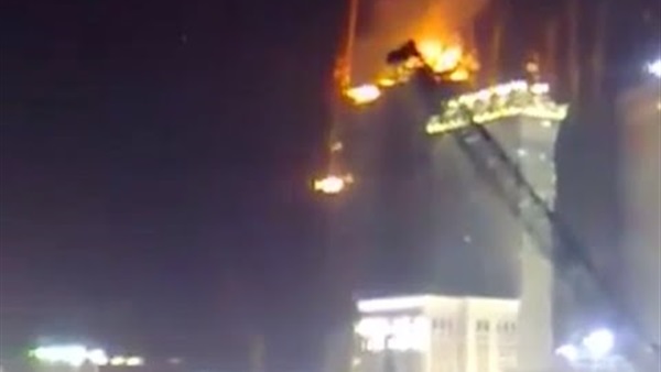 عاجل.. اندلاع حريق هائل بـ«حي الحج» في مكة