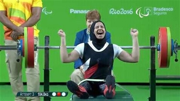   رحاب رضوان تحرز لمصر فضية رفع الأثقال بدورة الألعاب البارالمبية 