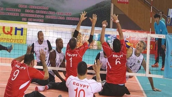 مصر تفوز على أمريكا في الكرة الطائرة جلوس وتتصدر مجموعتها بالألعاب البارالمبية بريو