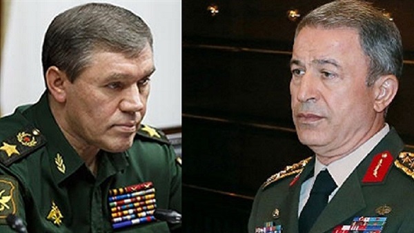 تفاصيل لقاء رئيسي الأركان «الروسي والتركي»