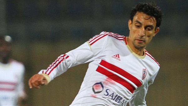أيمن حفنى يشارك فى مران الزمالك اليوم
