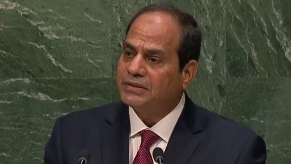 «السيسي»: يجب رفع حظر التسليح المفروض على الجيش الليبي