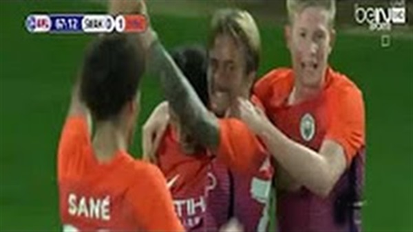 بالفيديو.. مانشستر سيتي يهزم سوانزي سيتي  بثنائية     