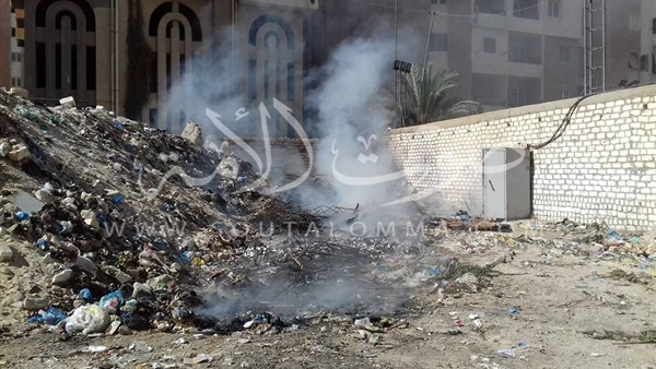 حريق يتسبب في توقف محطة الصرف الصحي بالعجمي عن العمل