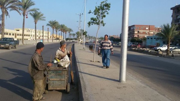 بالصور..محافظ دمياط يوجه بضرورة الاهتمام بمداخل المدينة 