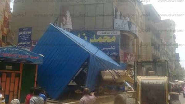 حملة مكبرة لرفع الإشغالات والمخالفات بالقناطر الخيرية في القليوبية