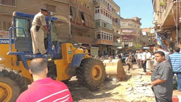 رفع 1494 حالة إشغالات وإزالة 72 حالة تعد على أملاك الدولة بكفر الشيخ