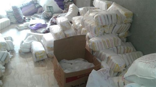 ضبط بقال بحوزته 271 كيلو سكر تمويني لبيعه بالسوق السوداء بالبحيرة