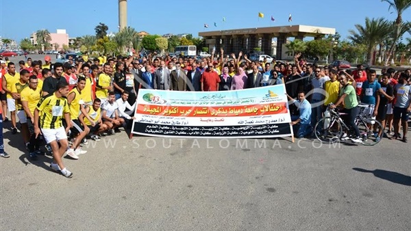 صور.. جامعة دمياط تنظم «اختراق ضاحية» احتفالا بذكرى أكتوبر