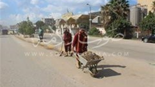 بالصور ..حملات نظافة مكبرة استعدادًا لمواجهة الأمطار بكفرالشيخ