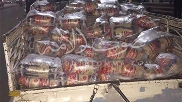 صور.. ضبط 4 طن أرز مدعم في حملة تموينية بأسوان 