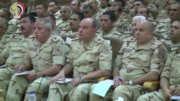 ننشر فيديو لقاء صبحي برجال القوات المسلحة 