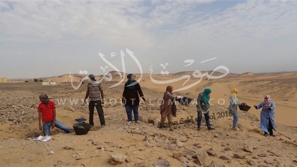 صور.. اكتشاف مقبرتين أثريتين بمنطقة الأغاخان فى أسوان