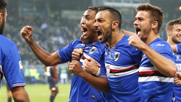 سامبدوريا يفتتح الجولة التاسعة بالفوز على جنوى 2-1