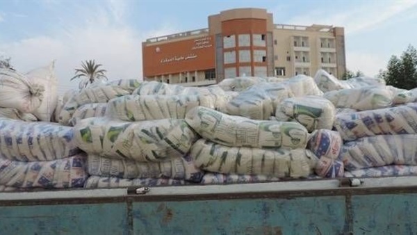 ضبط 10 طن أرز.. و668 كيلو سكر قبل بيعه بالسوق السوداء بالبحيرة