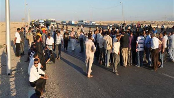 أهالي الدقهلية يقطعون الطريق بسبب اختفاء فتاة
