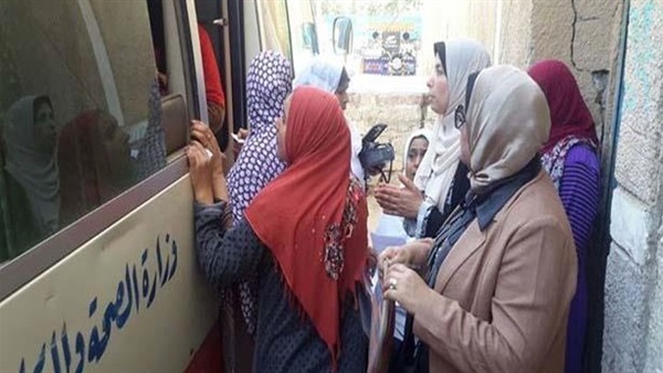 قافلة سكانية لحي الأسمرات لتوفير خدمات وسائل تنظيم الأسرة