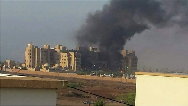 إنفجار يهز البنك المركزي في عدن