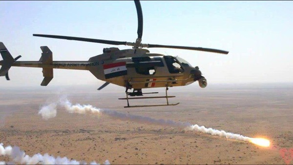 الطيران العراقي يقتل 15 إرهابيًا بـ«القائم»