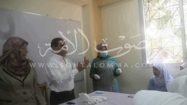 تدريب تلاميذ مدرسة إطسا بالفيوم على مكافحة العدوى