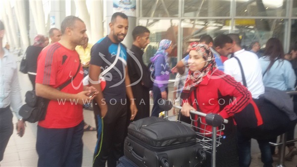 صور.. تجاهل إداري في استقبال بعثة منتخب مصر للكاراتيه