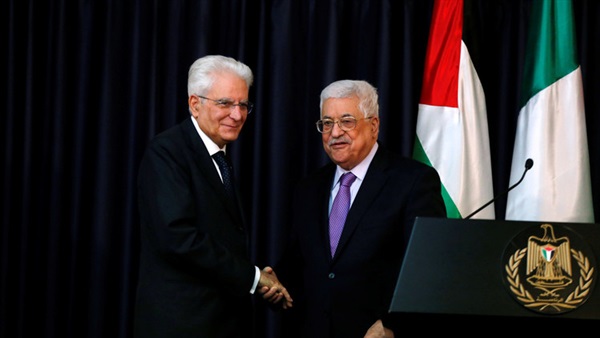عباس وماتاريلا يبحثان تطورات القضية الفلسطينية