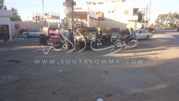 صور.. إقبال ضعيف على محطات الوقود في كفر الشيخ