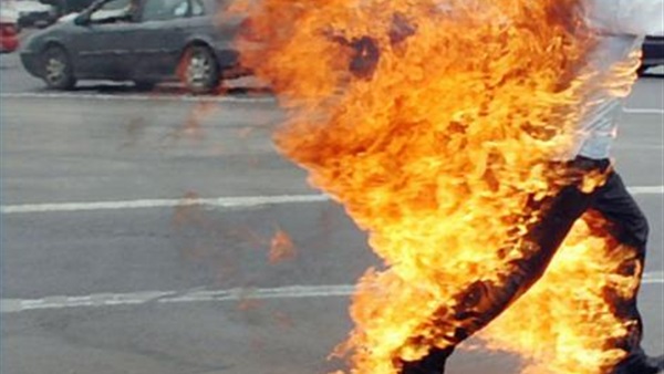 احتواء محاولة بائع إشعال النار في جسده ببني سويف