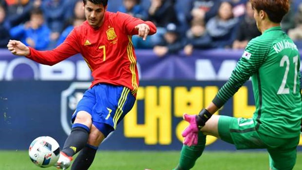 «موراتا» يقود هجوم إسبانيا أمام مقدونيا في تصفيات المونديال