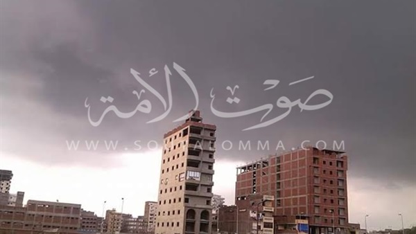 بالصور.. سقوط أمطار غزيرة فى البحيرة مصحوبة برعد