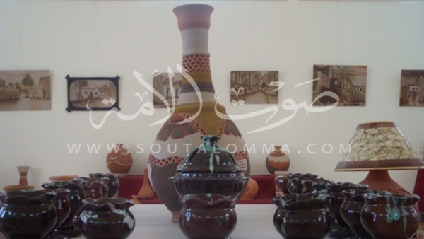 المنتجات اليدوية بالوادي الجديد في معرض الصناعات الحرفية بالقاهرة 