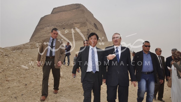 السفير الياباني في جولة سياحية بآثار بني سويف‎ (صور)