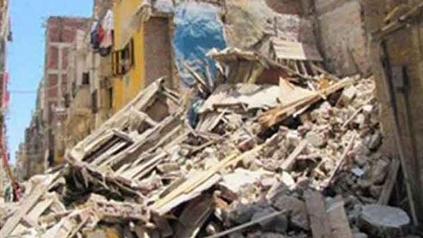 إصابة 4 أشخاص بينهم طفلة في انهيار منزل بالمنوفية