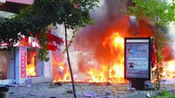 دوي انفجار في مدينة غازي عنتاب التركية القريبة من سوريا 