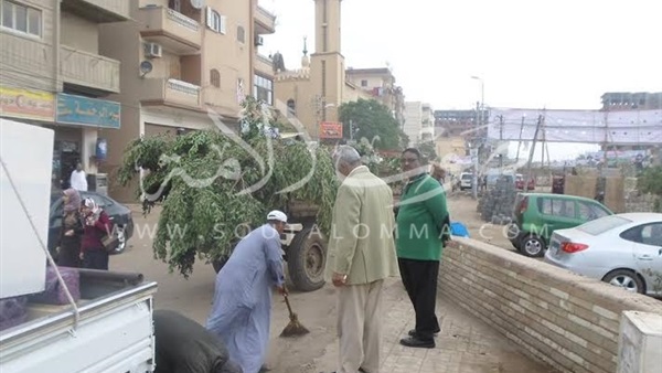 بالصور.. مدينة سيدي سالم ترفع حالة الطوارئ استعداد لاستقبال المحافظ 