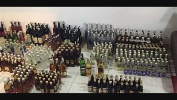 ضبط 7000 زجاجة كحول مجهولة المصدر بدمياط‎