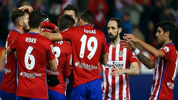 أتلتيكو مدريد يتقدم على جويخويلو بهدفين في الشوط الأول