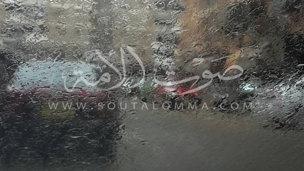 سقوط أمطار غزيرة في بورسعيد (صور)