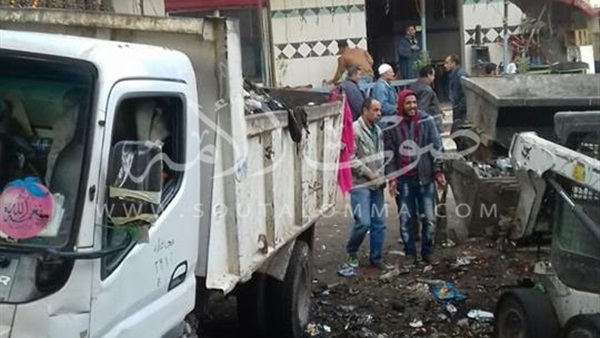 رفع 370 طن قمامة من كافة التجمعات في الخصوص‎ بالقليوبية
