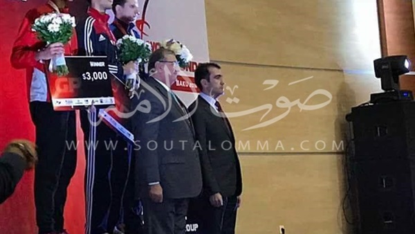 سيف عيسى يحرز فضية التايكوندو في بطولة الجائزة الكبرى